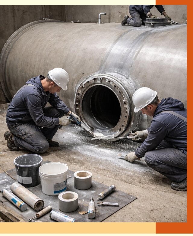 Гидроизоляция резервуара с топливом в Раменском от 76043 руб. под ключ | ТепломастерРмн